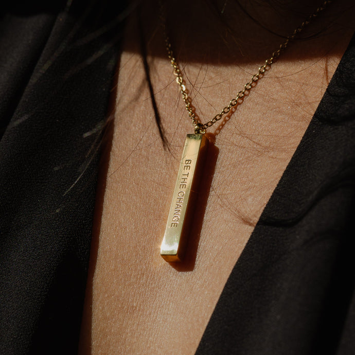 BE THE CHANGE | Necklace in gold