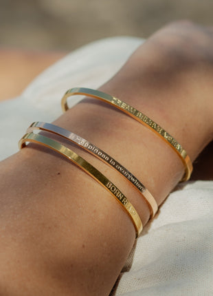HAPPINESS IS EVERYWHERE | Bracelet in rose gold