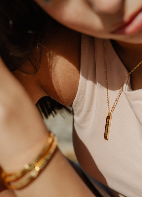 TRUST YOURSELF | Necklace in gold