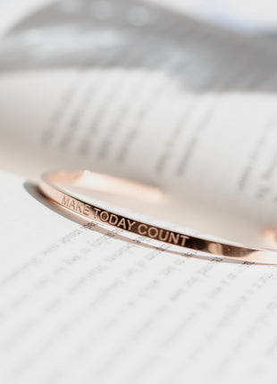 MAKE TODAY COUNT | Bracelet in rose gold