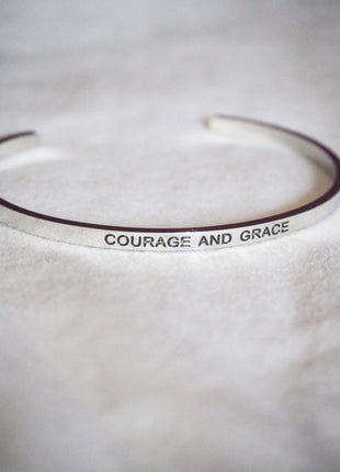COURAGE AND GRACE | Bracelet in silver