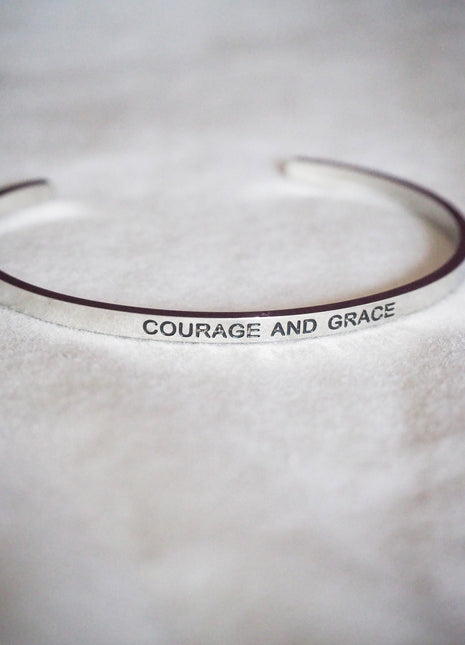 COURAGE AND GRACE | Bracelet in silver