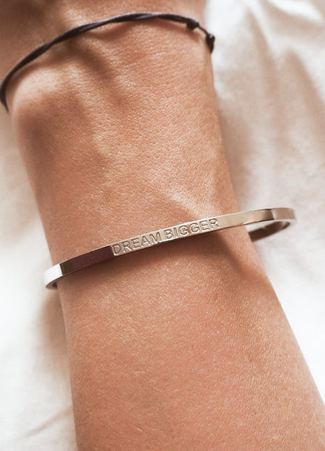 DREAM BIGGER | Bracelet in silver