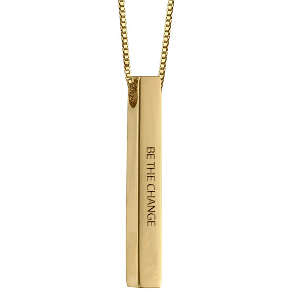 BE THE CHANGE | Necklace in gold