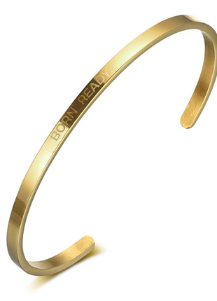 BORN READY | Bracelet in gold