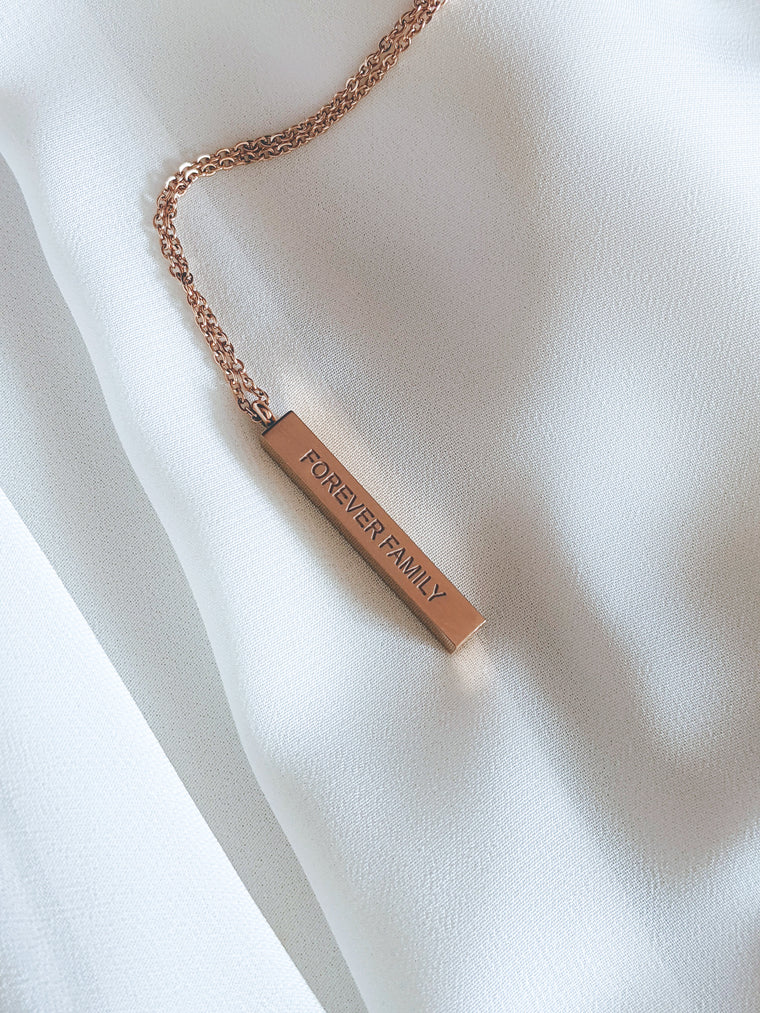 FOREVER FAMILY | Necklace in rose gold
