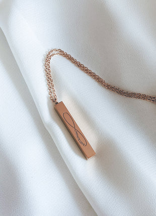 INFINITE LOVE | Necklace in rose gold