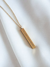 Load image into Gallery viewer, FOLLOW YOUR HEART | Necklace in gold