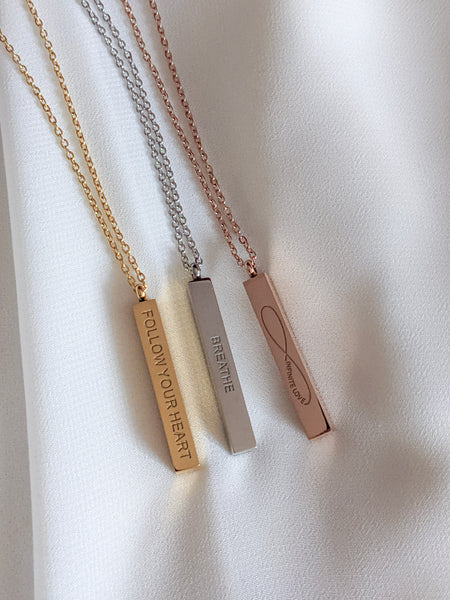INFINITE LOVE | Necklace in rose gold
