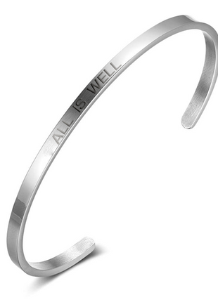 ALL IS WELL | Bracelet in silver