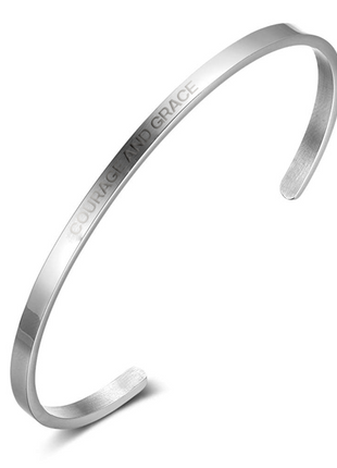 COURAGE AND GRACE | Bracelet in silver
