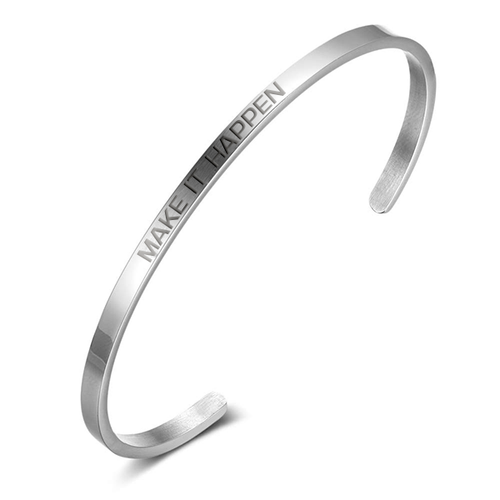 MAKE IT HAPPEN | Bracelet in silver